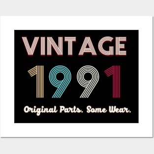 Vintage 1991 Original Parts. Some Ware Posters and Art